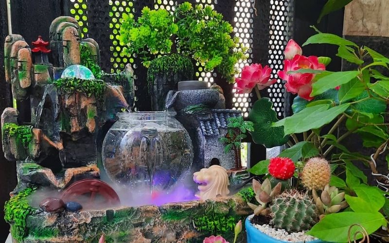 Một số lưu ý quan trọng khi đặt thác nước trong phòng khách
