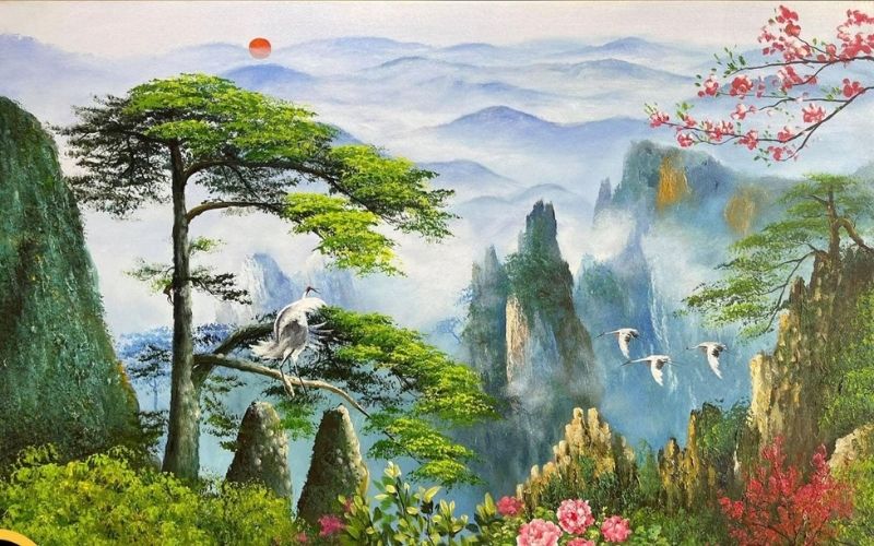 Tranh phong cảnh núi non