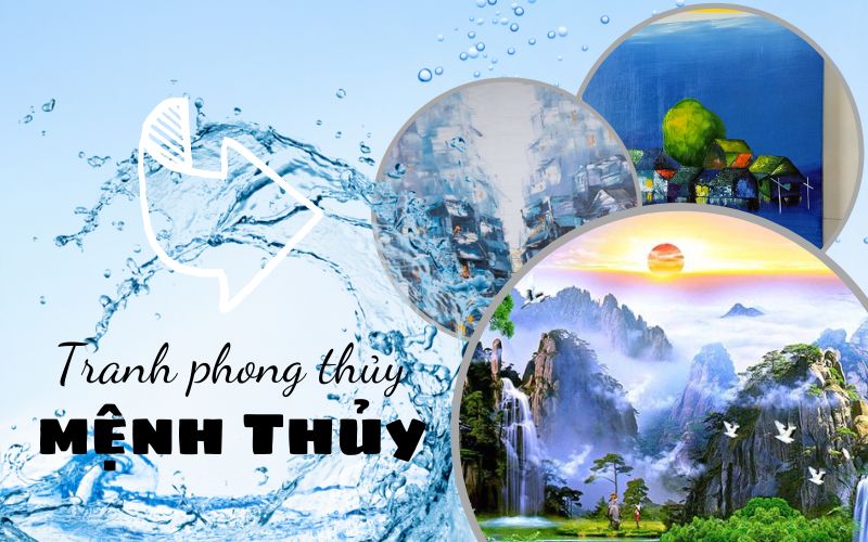 Chọn màu tranh phong thủy hợp mệnh Thủy