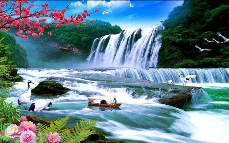 Tranh thác nước