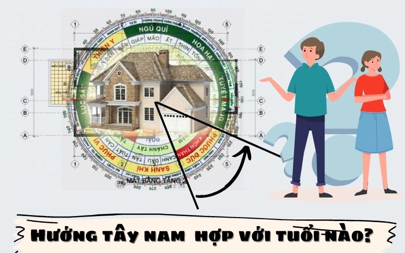 Gia chủ tuổi nào hợp với nhà hướng tây nam?