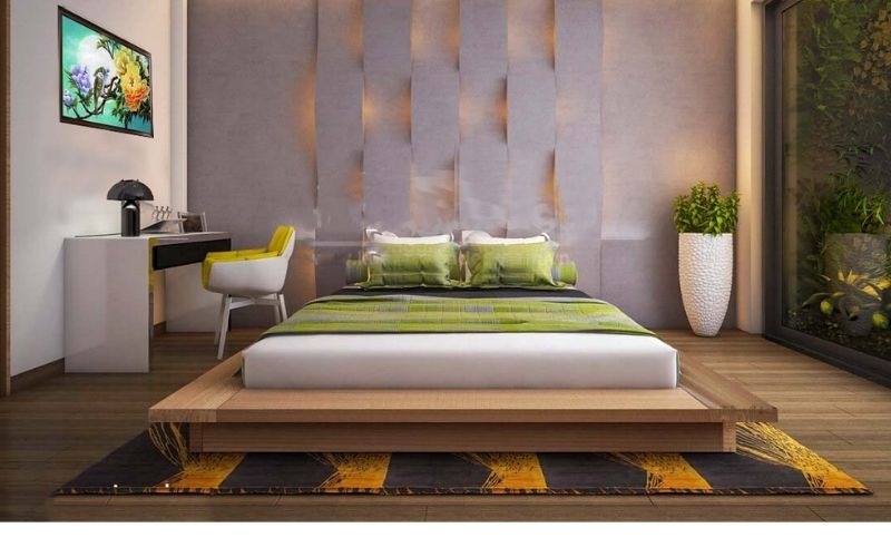 Tranh phòng ngủ treo ở hướng tốt sẽ giúp gia chủ thêm thuận lợi