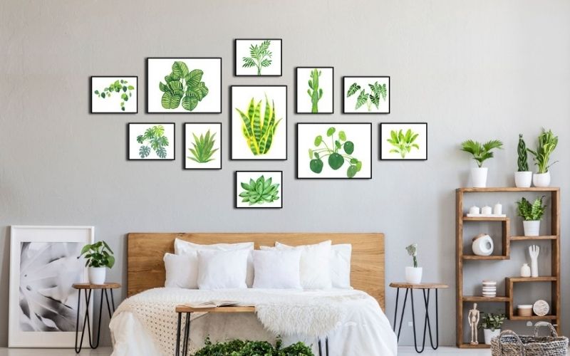  Treo tranh cây cối trong phòng gia chủ mệnh mộc sẽ có thêm sinh khí