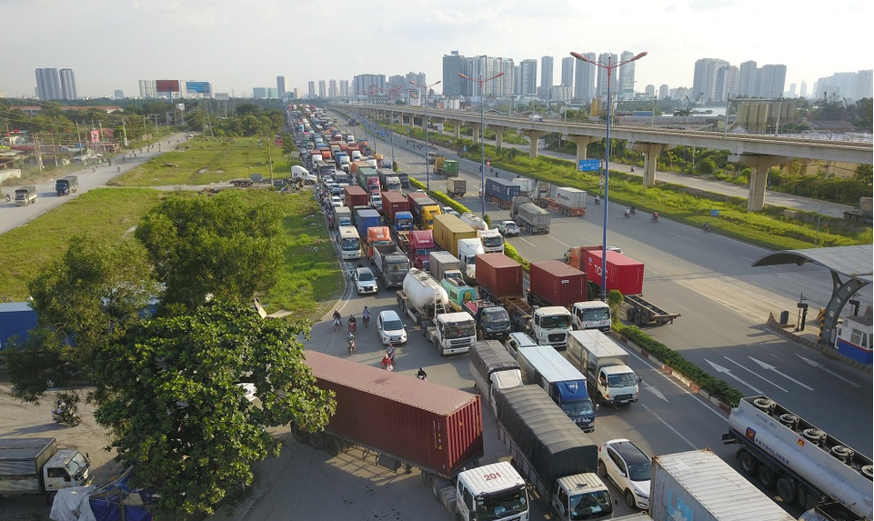 Tình trạng giao thông tại khu vực ngã tư MK