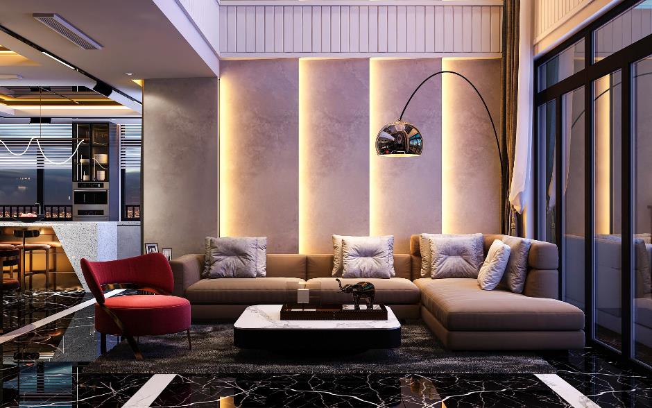 Thiết kế sang trọng, hiện đại trong căn hộ Penthouse 270m2 tại Hà Nội- Ảnh 2.