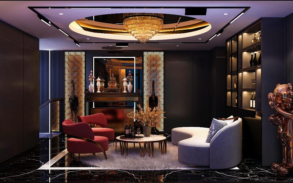 Thiết kế sang trọng, hiện đại trong căn hộ Penthouse 270m2 tại Hà Nội- Ảnh 4.