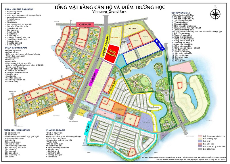 Glory Heights: Ph&acirc;n khu căn hộ tại dự &aacute;n Vinhomes Grand Park Thủ Đức