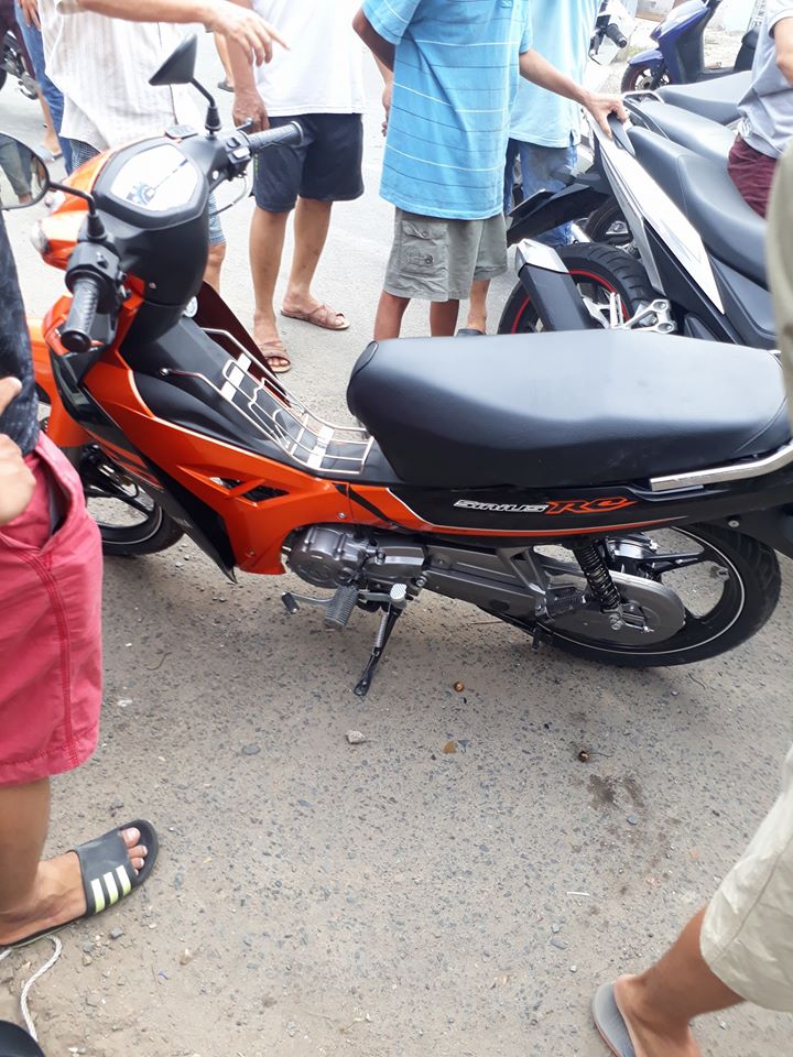 Chiếc Yamaha Sirius RS bị kẻ gian đ&aacute;nh cắp chỉ mới được một c&ocirc;ng nh&acirc;n mua trả g&oacute;p khoảng 5 ng&agrave;y