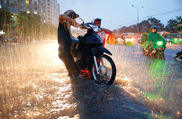 Xe chết máy do ngập nước