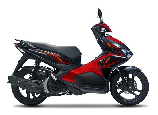 Mẫu Honda Air Blade phiên bản tiêu chuẩn màu đỏ đen 