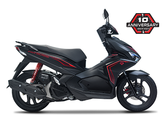 Mẫu Honda Air Blade màu đen mờ
