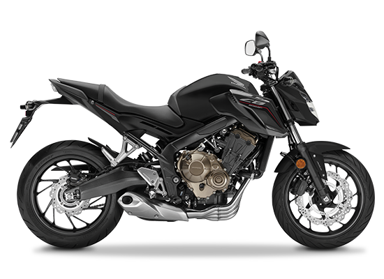 Mẫu Honda CB650F màu đen 