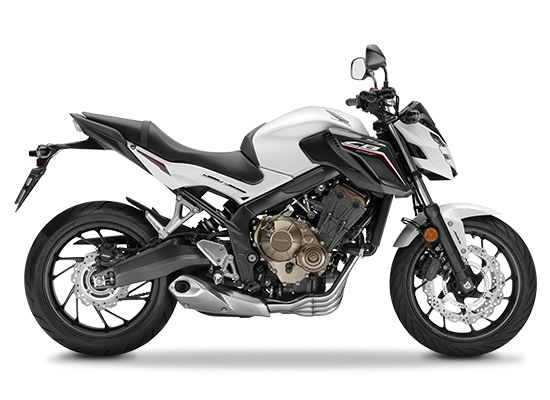 Mẫu Honda CB650F màu đen trắng