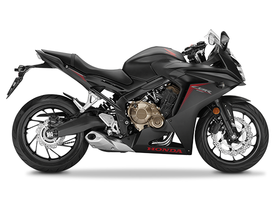 Mẫu Honda CBR650F màu đen mờ