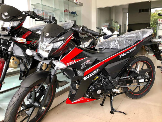 Lốp xe nguyên bản trên Suzuki Raider 150 trơn trượt 