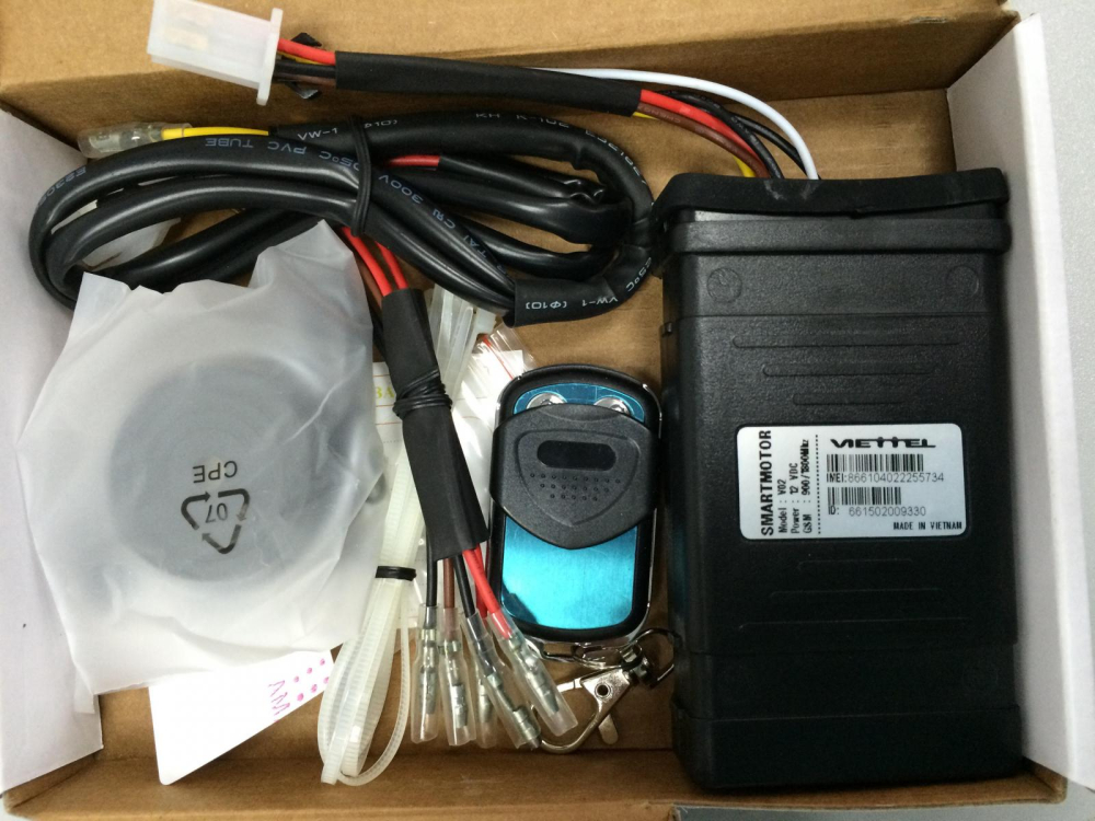 Một bộ chip định vị cho xe máy trị giá bằng 1 phần rất nhỏ của xe máy