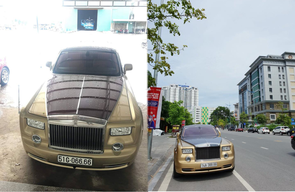 Rolls-Royce Phantom có màu sơn độc nhất vô nhị tại Việt Nam đeo biển số tứ quý 6 và hiện tại là tứ quý 8 Rolls-Royce Phantom có màu sơn độc nhất vô nhị tại Việt Nam đeo biển số tứ quý 6 và hiện tại là tứ quý 8
