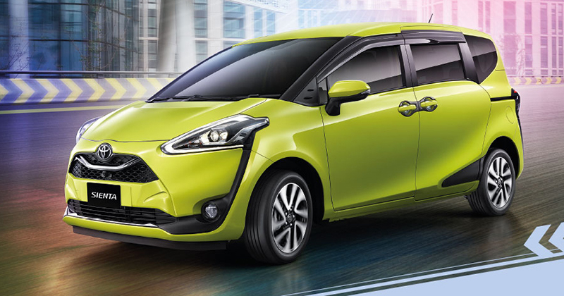 Toyota Sienta 2019 c&oacute; th&ecirc;m m&agrave;u xanh n&otilde;n chuối mới