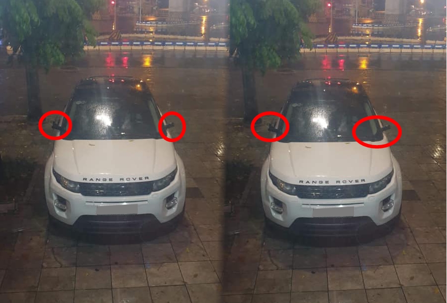 Kẻ gian chỉ mất 31 giây để vặt sạch sẽ cặp gương chiếu hậu của chiếc SUV hạng sang Range Rover Kẻ gian chỉ mất 31 giây để vặt sạch sẽ cặp gương chiếu hậu của chiếc SUV hạng sang Range Rover