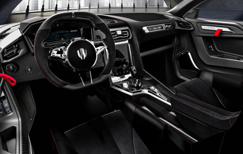 Nội thất b&ecirc;n trong si&ecirc;u xe Fenyr SuperSport