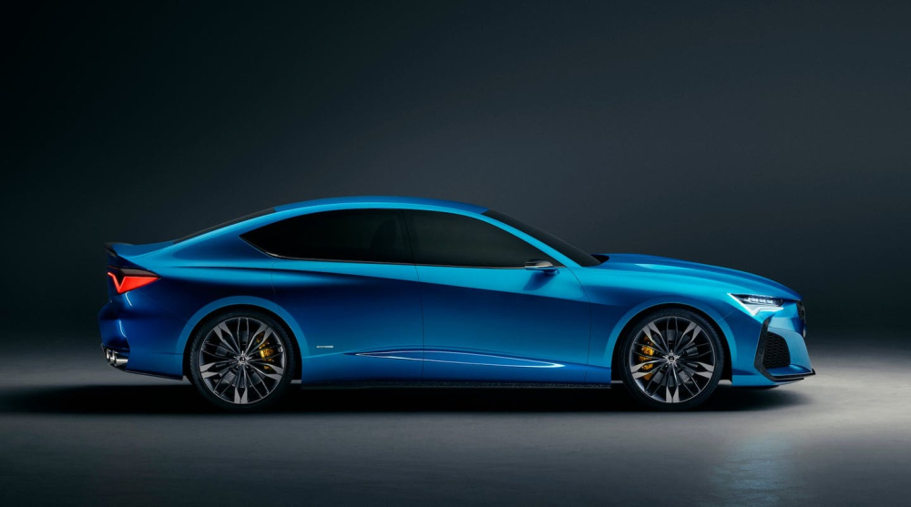 Ph&iacute;a b&ecirc;n sườn của Acura Type S Concept