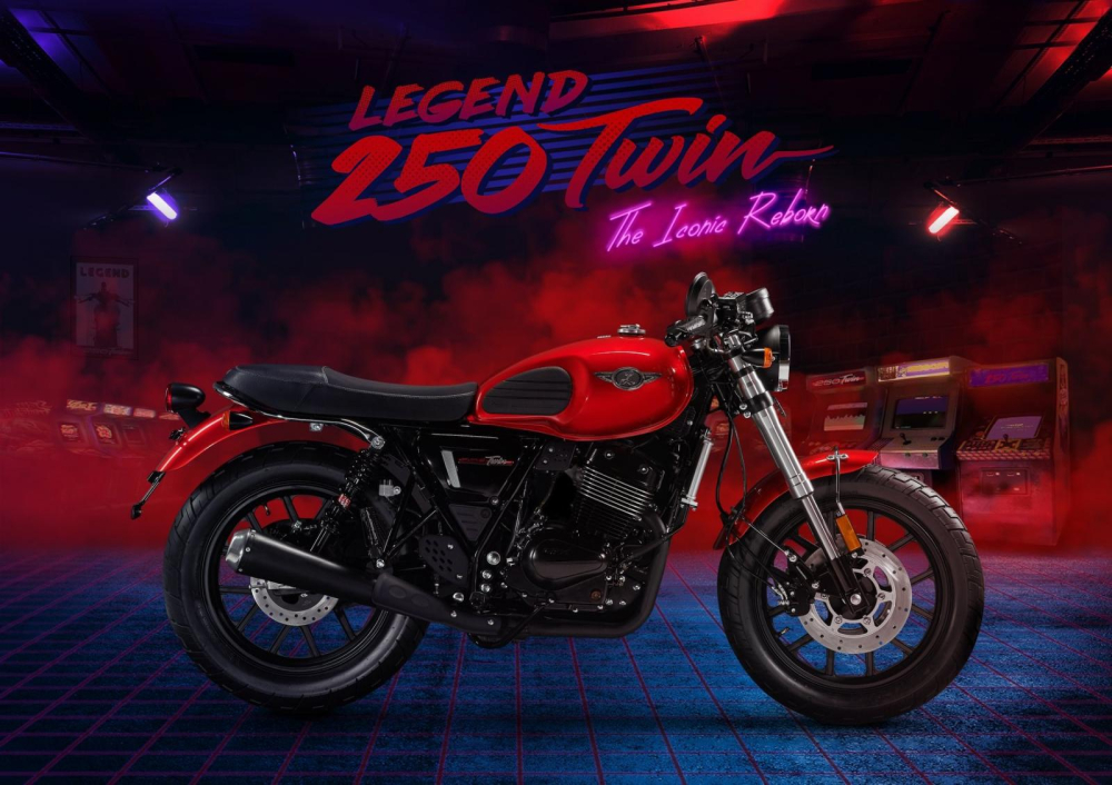 GPX Legend 250 Twin sử dụng động cơ xy-lanh đôi