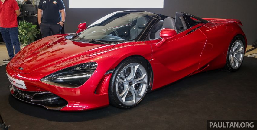Si&ecirc;u xe mui trần McLaren 720S Spider ra mắt giới si&ecirc;u gi&agrave;u tại Malaysia