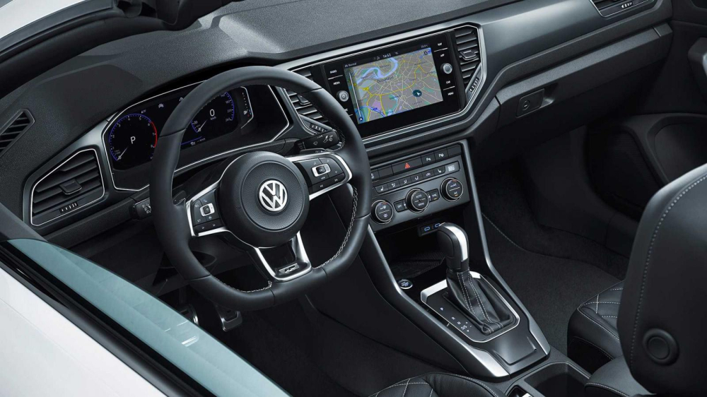 Cận cảnh khoang lái của Nội thất Volkswagen T-Roc Cabriolet Cận cảnh khoang lái của Nội thất Volkswagen T-Roc Cabriolet