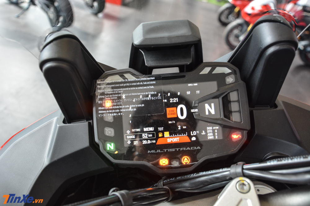 Động cơ của Ducati Multistrada 1260 Enduro 2019 c&oacute; th&ecirc;m hệ thống van biến thi&ecirc;n DVT