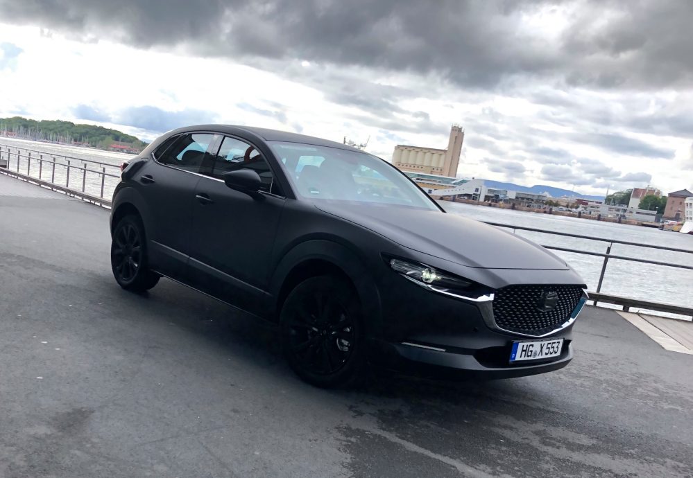 H&igrave;nh ảnh của nguy&ecirc;n mẫu xe điện Mazda đang được thử nghiệm ở Na Uy