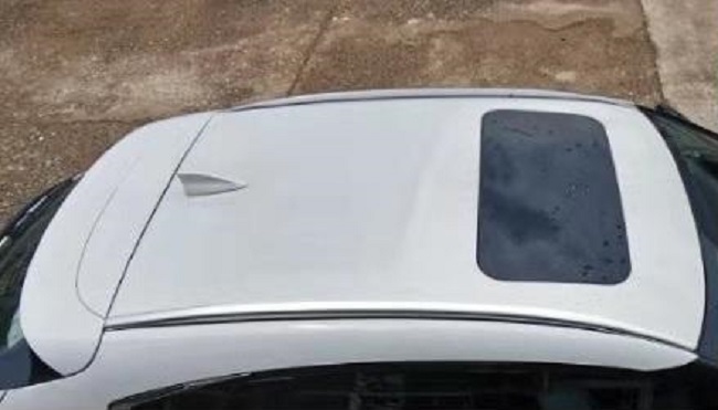 Xe c&ograve;n c&oacute; cả ăng-ten h&igrave;nh v&acirc;y c&aacute; v&agrave; cửa sổ trời