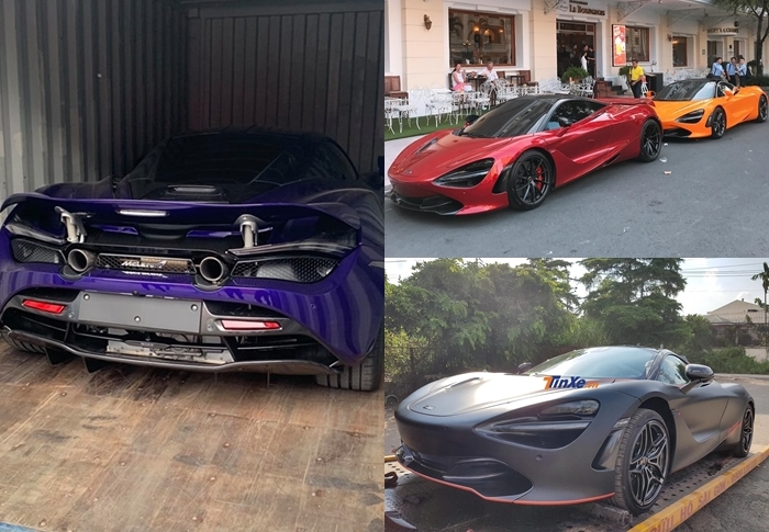 Đ&acirc;y l&agrave; những m&agrave;u sắc của si&ecirc;u xe McLaren 720S đang mang tr&ecirc;n m&igrave;nh tại Việt Nam
