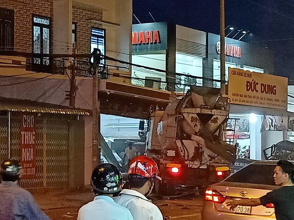 Hiện trường vụ tai nạn 