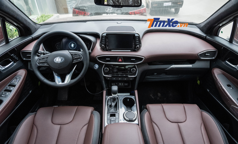 Nội thất của Hyundai Santa Fe 2019