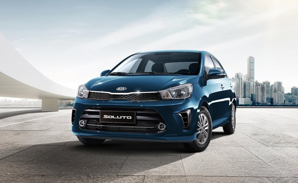 Thiết kế ngoại thất của Kia Soluto c&oacute; nhiều điểm giống với Kia Rio