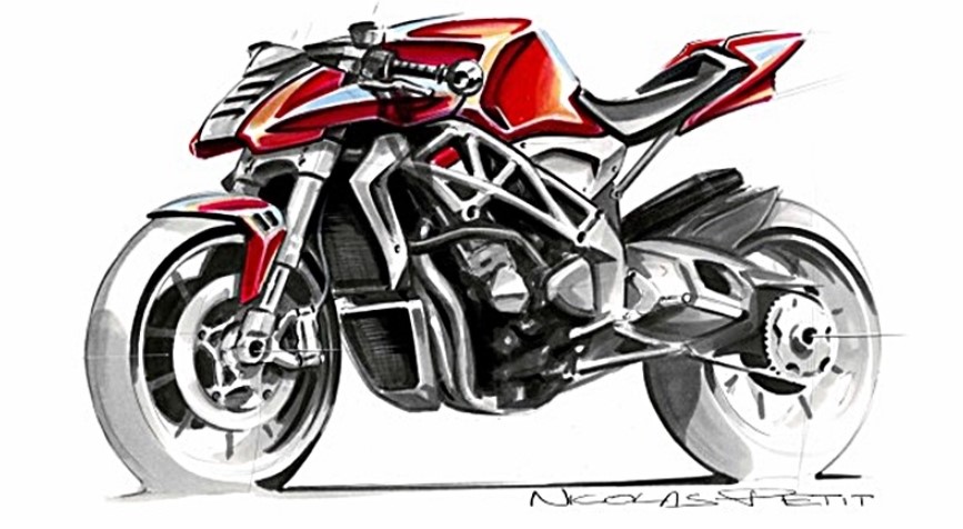 Ph&aacute;c thảo xe m&ocirc; t&ocirc; hạng nhẹ của MV Agusta