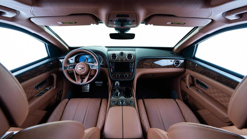 Khoang l&aacute;i của chiếc Inkas Bentley Bentayga
