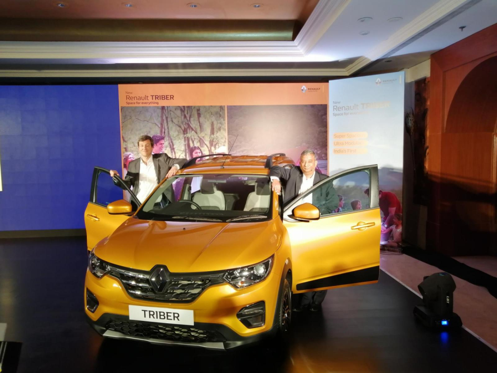 Thiết kế đầu xe của Renault Triber 2019