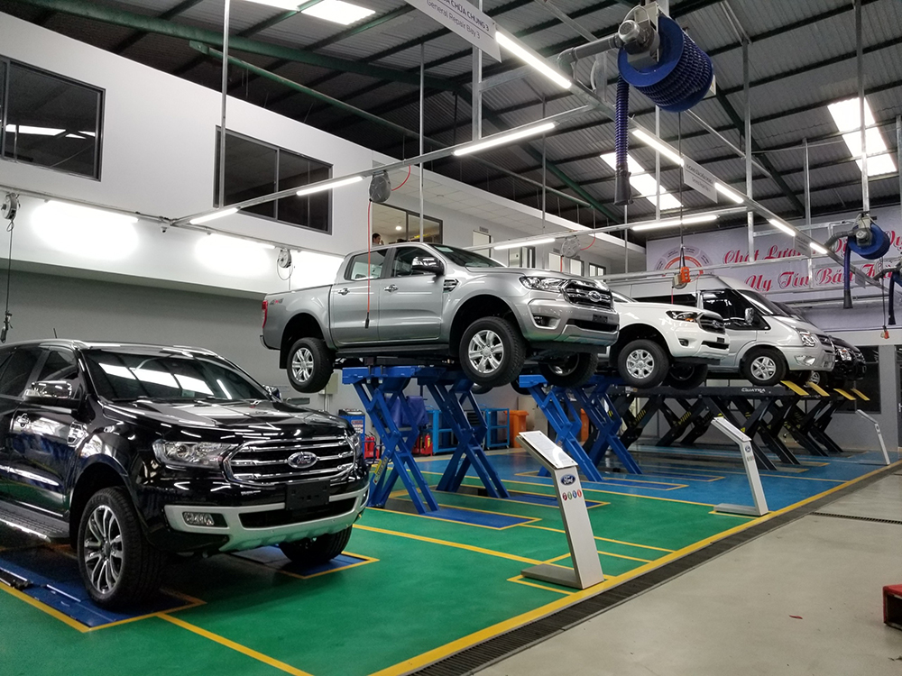 Xưởng dịch vụ của Đ&agrave; Lạt Ford 