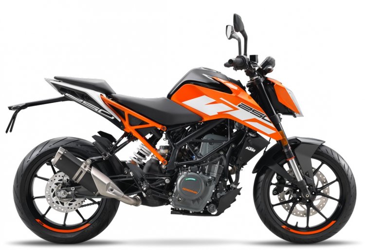 KTM 250 Adventure được ph&aacute;t triển dựa tr&ecirc;n mẫu naked bike KTM 250 Duke