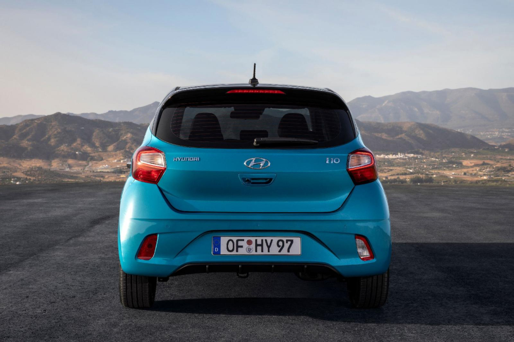 Hyundai i10 2019 nh&igrave;n từ ph&iacute;a sau