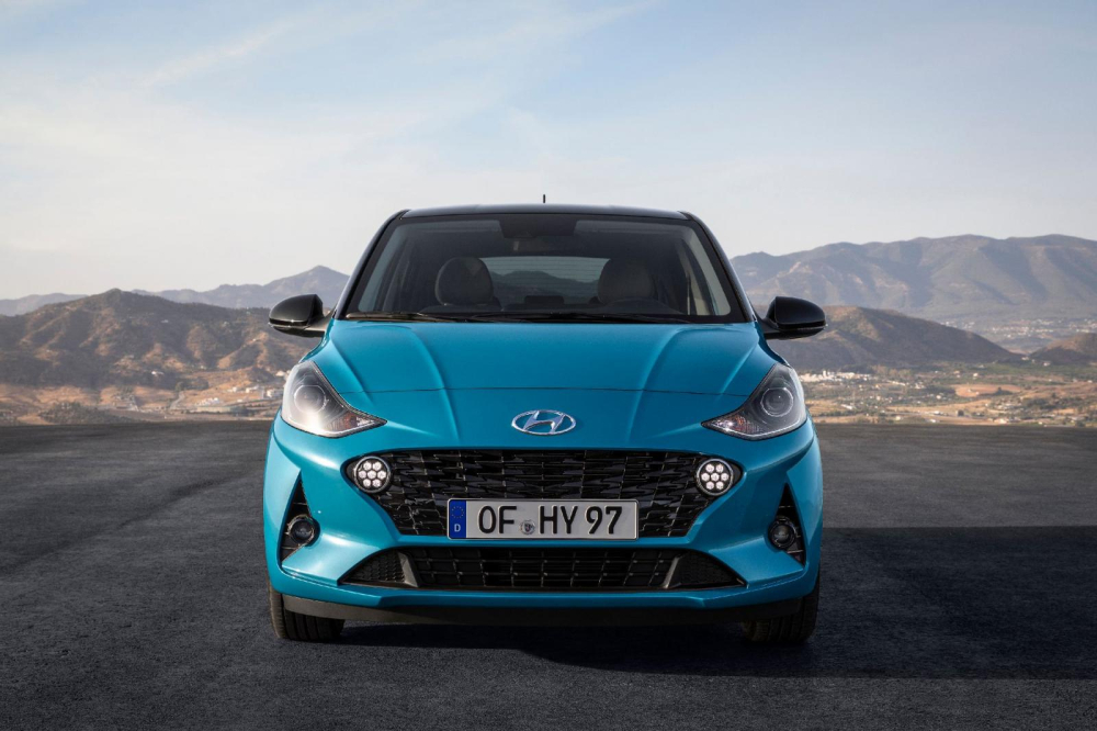 Cận cảnh thiết kế đầu xe của Hyundai i10 2019