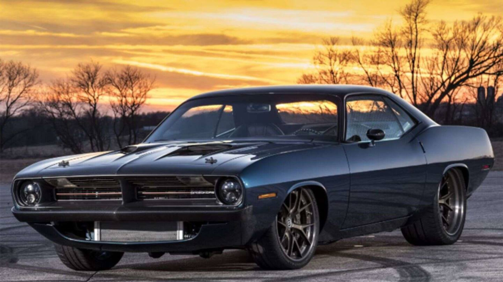 Chiếc Plymouth Barracuda của Kevin Hart khi vụ tai nạn chưa xảy ra