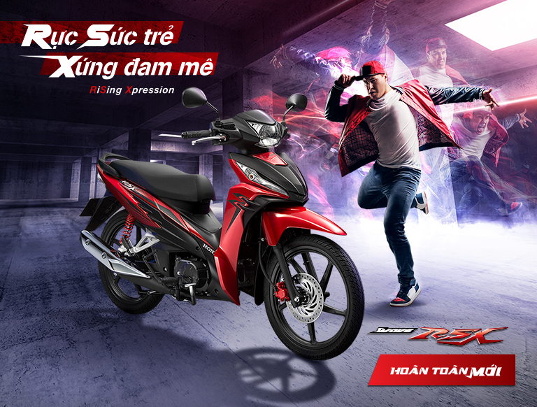 Honda Wave RSX phiên bản mới đầy góc cạnh và trẻ trung
