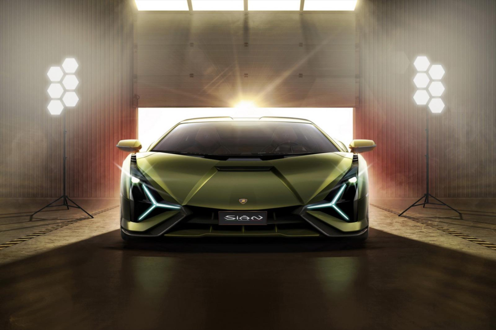 Cận cảnh đầu xe của Lamborghini Sián