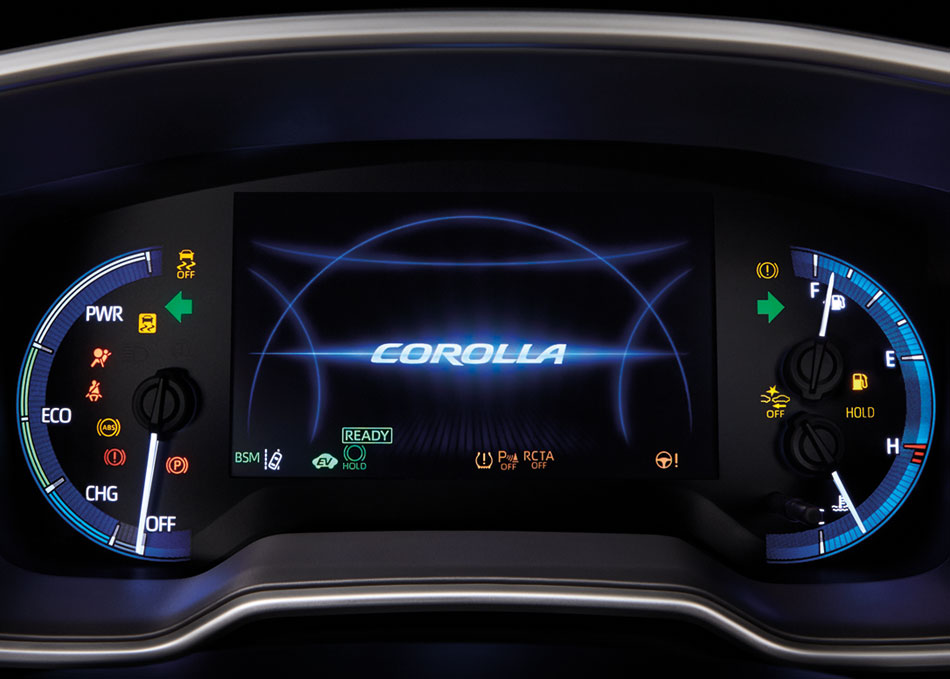 Bảng đồng hồ ở Toyota Corolla Altis 2019 bản cao cấp