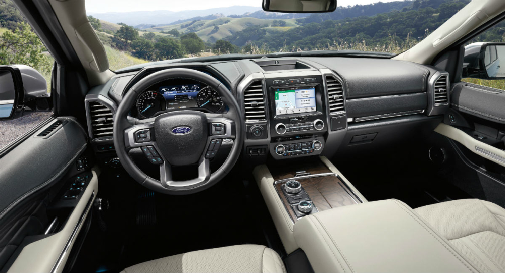 Nội thất của Ford Expedition thế hế mới đầy hiện đại v&agrave; sang trọng