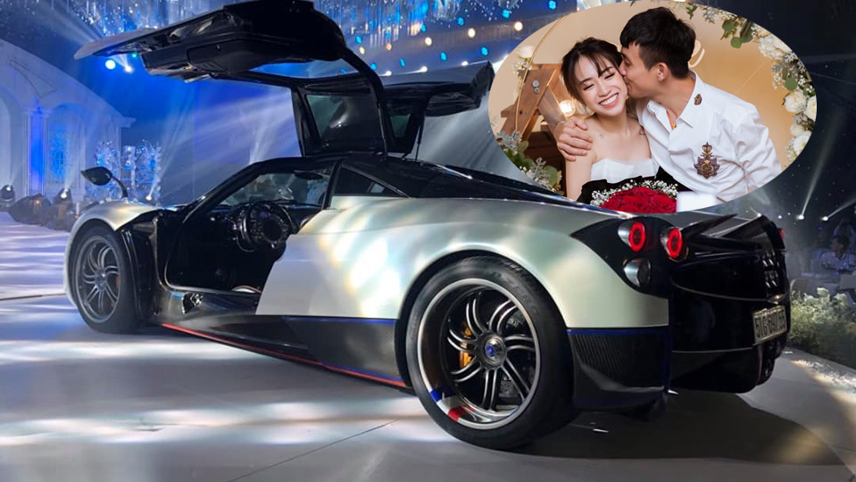 Pagani Huayra của Minh Nhựa tung c&aacute;nh trong ng&agrave;y vui của c&ocirc; con g&aacute;i cuối 9X