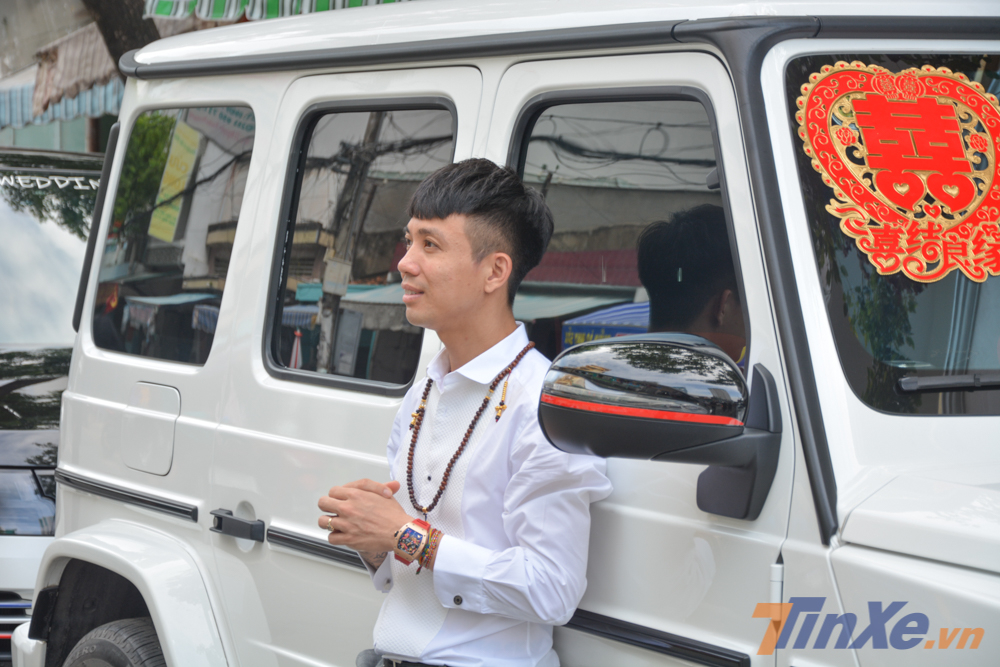 Minh Nhựa c&ugrave;ng Mercedes-AMG G63 Edition 1 m&agrave;u trắng