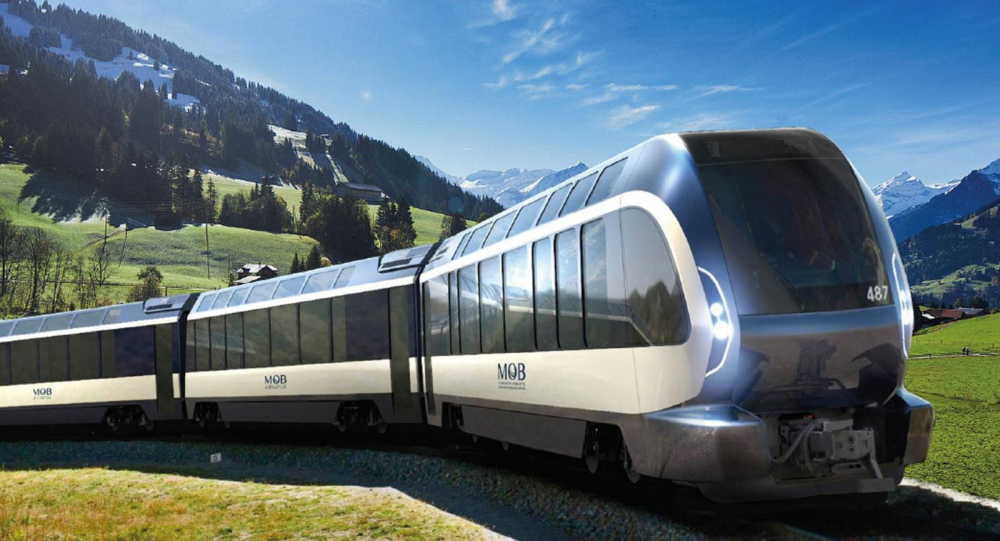 Con t&agrave;u mang t&ecirc;n&nbsp;Goldenpass Express được thiết kế bởi Pininfarina